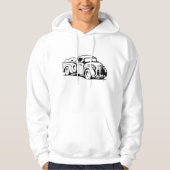 Lieferwagen Mens Hoodie (Vorderseite)
