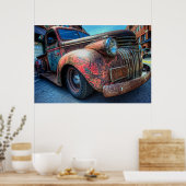 Lieferwagen Poster (Küche)