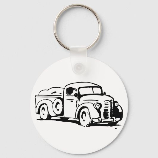 Lieferwagen Schlüsselanhänger (Rückseite)