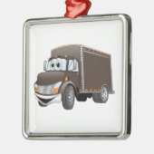 Lieferwagen Schokolade Cartoon Ornament Aus Metall (Links)