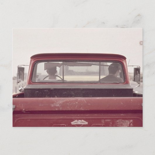 Lieferwagen Truck, 1973 Postkarte (Vorderseite)