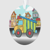 Lieferwagen Truck Ornament (Vorderseite)