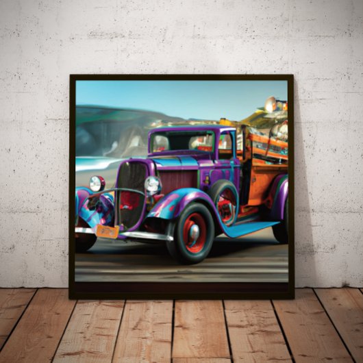 Lieferwagen Truck Poster
