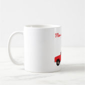 Lieferwagen Truck Weihnachtsbaum Kaffeetasse (Links)