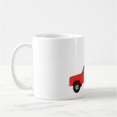 Lieferwagen Truck Weihnachtsbaum Kaffeetasse (Links)
