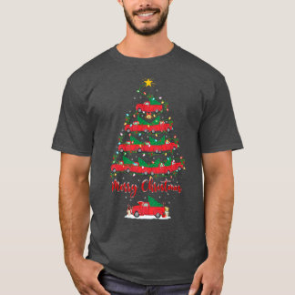Lieferwagen Truck Xmas Lighting Santa Lieferwagen  T-Shirt