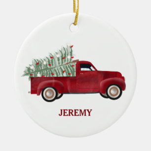 Lieferwagen Trucks Niedliche Fahrzeuge Weihnachtsb Keramik Ornament