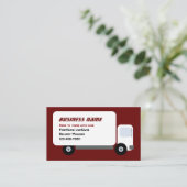 Lieferwagen Visitenkarte (Stehend Vorderseite)