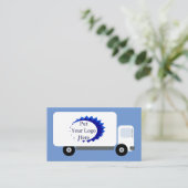 Lieferwagen Visitenkarte (Stehend Vorderseite)