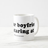 LIEFERWAGEN ZEICHNET - "erklären Sie Ihrem Freund, Kaffeetasse (VorderseiteRechts)