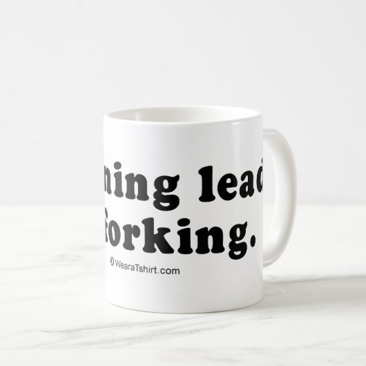 LIEFERWAGEN ZEICHNET - "Spooning führt zu das Kaffeetasse (VorderseiteRechts)