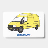 Lieferwagenillustrierung Ausweis (Rückseite)