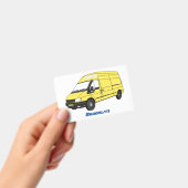 Lieferwagenillustrierung Ausweis (Handheld)