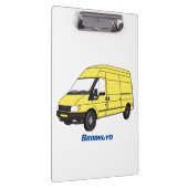 Lieferwagenillustrierung Klemmbrett (Rechts)