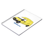 Lieferwagenillustrierung Notizblock (Linke Seite)