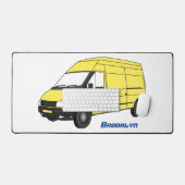 Lieferwagenillustrierung Schreibtischunterlage (Tastatur & Maus)