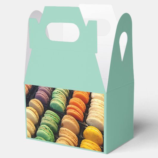 Liege Macarons Geschenkschachtel (Geöffnet)