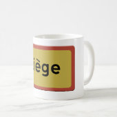 Liège road sign kaffeetasse (VorderseiteRechts)
