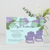 Liegeflächen und Stühle für die Nachtruhe Einladung (Stehend Vorderseite)