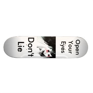 "Liegen Sie nicht " Skateboard
