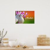 Liegen, zwei Tauben in Liebe, schöner Hintergrund, Poster (Küche)