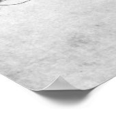 Liegende, Gegenfigur von Gustav Klimt Poster (Ecke)