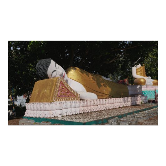 Liegender Buddha Fotodruck (Vorne)
