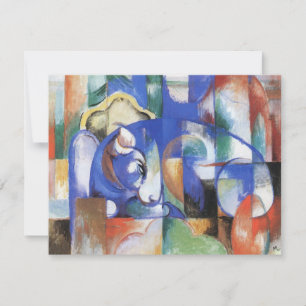 Liegender Stier von Franz Marc, Vintage-Kubismus-K