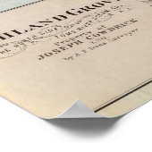 Liegenschaft Monmouth Beach in New Jersey Poster (Ecke)