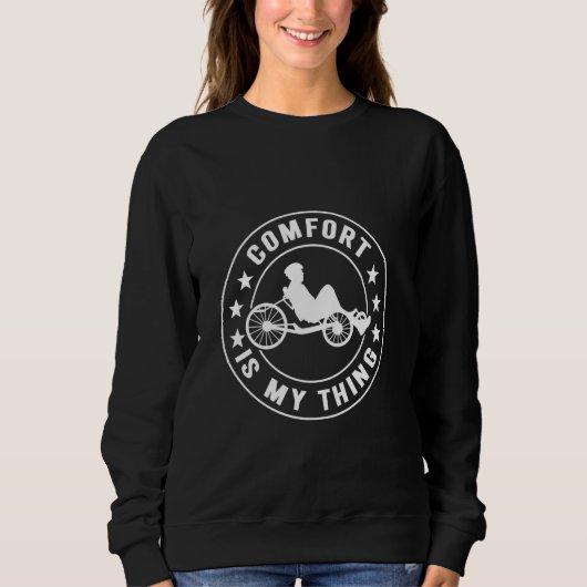 Liegerad Trike Liegerad Sweatshirt (Vorderseite)