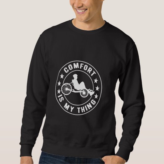 Liegerad Trike Liegerad Sweatshirt (Vorderseite)