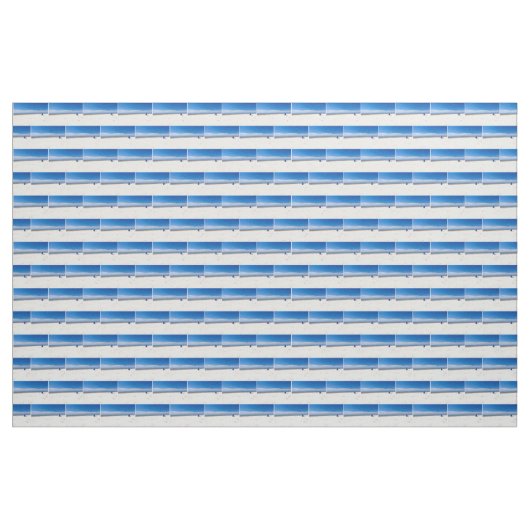 Liegestuhl in der Nordsee Stoff (Yard (91,4 cm))
