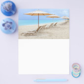 Liegestühle am Strand Flyer (Einzeln)