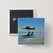 Liegestühle am Strand von Daytona Button (Vorne & Hinten)