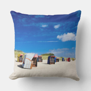 Liegestühle an der Nordsee Kissen