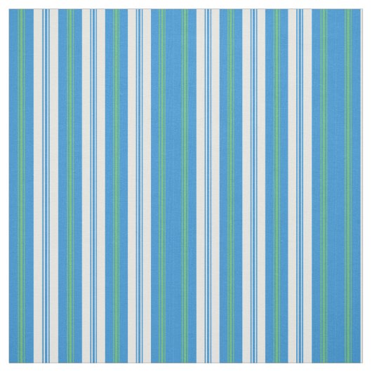 Liegestühle aus blauem, grünem Morgen Stoff (Muster)