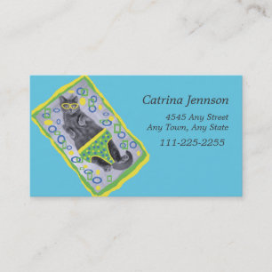 Liegestühle in Trunks Visitenkarte