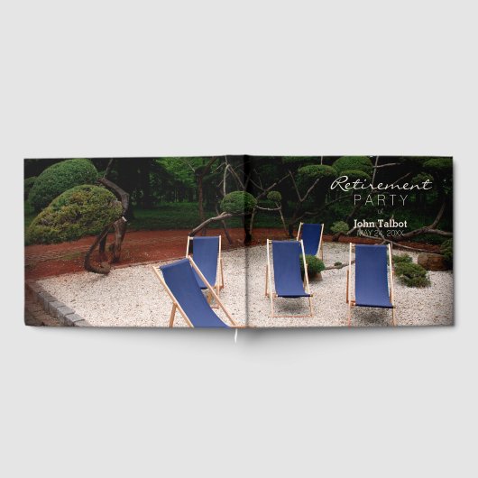 Liegestühle Personalisierte Pension Gästebuch 1 (Voll)