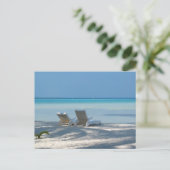 Liegestühle Postkarte (Stehend Vorderseite)