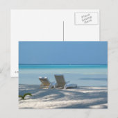 Liegestühle Postkarte (Vorne/Hinten)