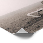 Liegestühle und Sonnenschirme am Strand von Playam Poster (Ecke)