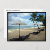 Liegestühle von Boracay Postkarte (Vorne/Hinten)