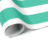 Liegestuhlstreifen grün und weiß geschenkpapier (Rolleneckpunkt)