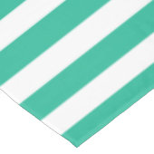 Liegestuhlstreifen grün und weiß tischdecke (Schrägansicht)