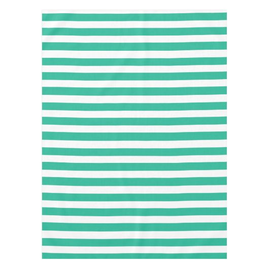 Liegestuhlstreifen grün und weiß tischdecke (Vorderseite)