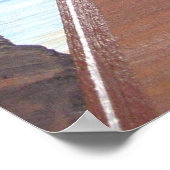 Liegevogel im Morgengrauen Poster (Ecke)