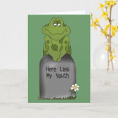 Liegt hier meine Jugend Karte (Gelbe Blume)