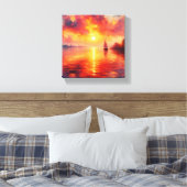 Lienzo Atardecer Leinwanddruck (Insitu (Schlafzimmer))
