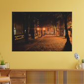 Lienzo Ciudad nocturna  Leinwanddruck (Insitu (Wohnzimmer))