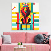 Lienzo David Leinwanddruck (Insitu (Wohnzimmer))